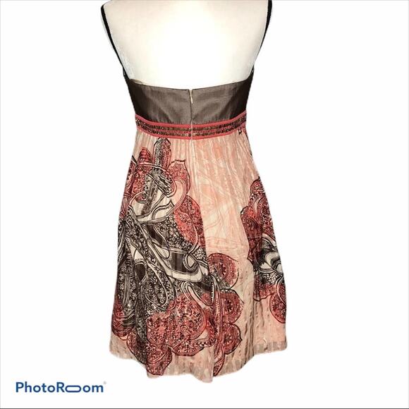 BCBGMAXAZARIA 100% Silk Strapless Dress NWT size 6 - Picture 5 of 10